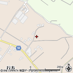茨城県行方市行方2053周辺の地図