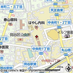 岡谷年金事務所周辺の地図