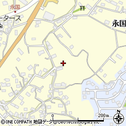 茨城県土浦市永国595周辺の地図