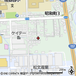 昭和町３ふれあい会館周辺の地図
