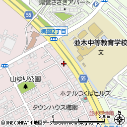 関鉄土浦タクシー株式会社　土浦営業所周辺の地図