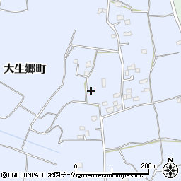 茨城県常総市大生郷町422周辺の地図
