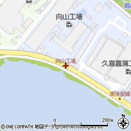 向山工場周辺の地図