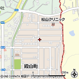 埼玉県東松山市殿山町25-2周辺の地図