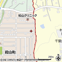 埼玉県東松山市殿山町25-15周辺の地図