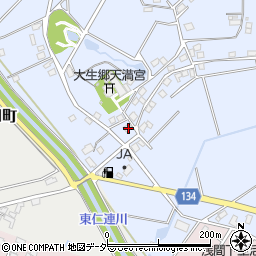 茨城県常総市大生郷町1240周辺の地図