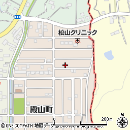 埼玉県東松山市殿山町25-6周辺の地図