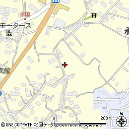 茨城県土浦市永国596-1周辺の地図