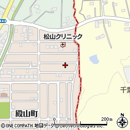 埼玉県東松山市殿山町25-21周辺の地図