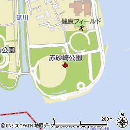 赤砂崎公園周辺の地図