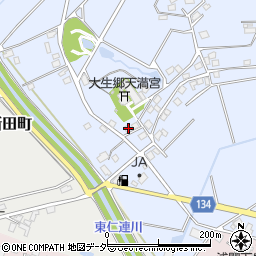 茨城県常総市大生郷町1236周辺の地図