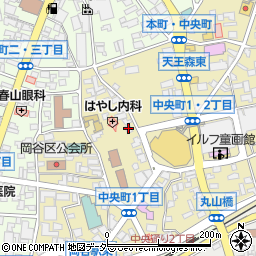 岡谷謄写版株式会社周辺の地図