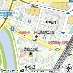 村中甘泉堂周辺の地図