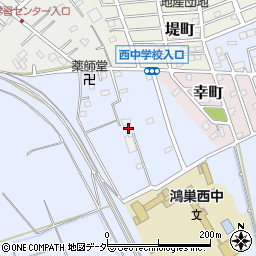 〒365-0054 埼玉県鴻巣市大間の地図
