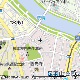 福井県福井市左内町4-17周辺の地図