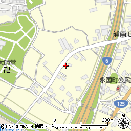 茨城県土浦市永国245周辺の地図