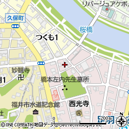 福井県福井市左内町6周辺の地図