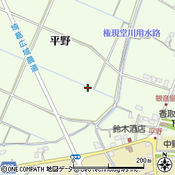 埼玉県幸手市平野周辺の地図