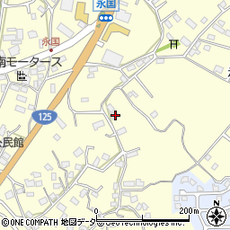 茨城県土浦市永国598-1周辺の地図