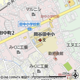 市立岡谷田中小学校周辺の地図