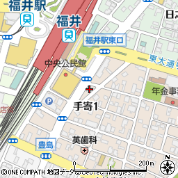 福井県民共済生活協同組合周辺の地図