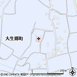 茨城県常総市大生郷町411周辺の地図