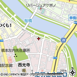 福井県福井市左内町1周辺の地図