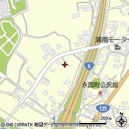 茨城県土浦市永国362周辺の地図
