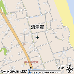 茨城県鹿嶋市浜津賀115周辺の地図