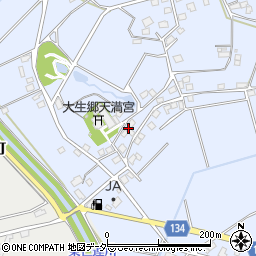 茨城県常総市大生郷町1232周辺の地図