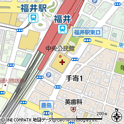 福井市立桜木図書館周辺の地図
