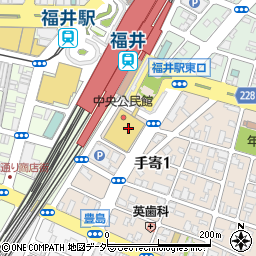 福井県庁舎　出先機関消費生活センター周辺の地図