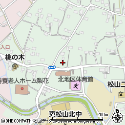 埼玉県東松山市東平579-1周辺の地図