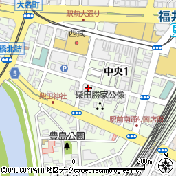 さかえ福井店周辺の地図
