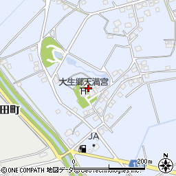 茨城県常総市大生郷町1234周辺の地図