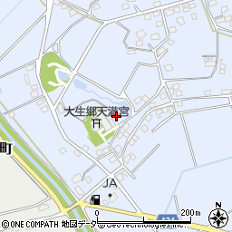 茨城県常総市大生郷町1364-1周辺の地図