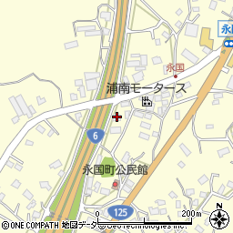 茨城県土浦市永国493周辺の地図