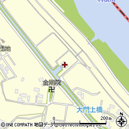 桐ヶ作揚排水機場周辺の地図