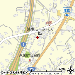 茨城県土浦市永国499-1周辺の地図