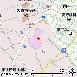 Kホール周辺の地図