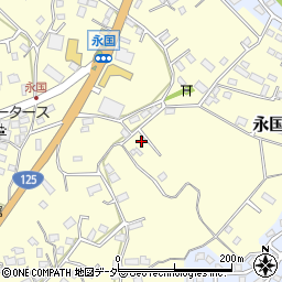 茨城県土浦市永国789-18周辺の地図