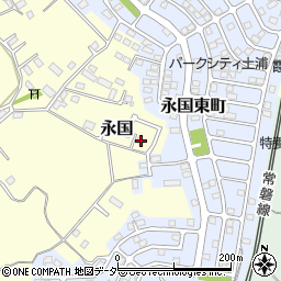 茨城県土浦市永国812-4周辺の地図