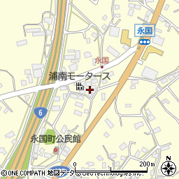 茨城県土浦市永国621周辺の地図