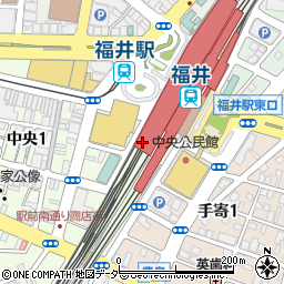 彌右衛門　プリズム福井店周辺の地図