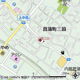 道祖土商店周辺の地図