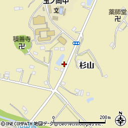 埼玉県比企郡嵐山町杉山814周辺の地図