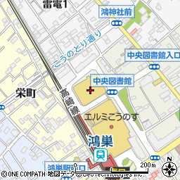 鴻巣市役所　市民活動センター周辺の地図