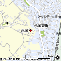 茨城県土浦市永国812-15周辺の地図