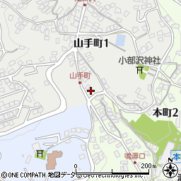 鳴澤公民館周辺の地図