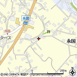 茨城県土浦市永国787周辺の地図